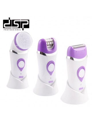 DSP 3 en 1 - Electrique - Épilateur Rasoir et Brosse de nettoyage