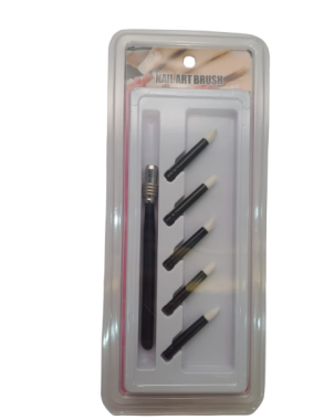 Pinceau avec 5 Têtes pour Sculpture Design Ongles