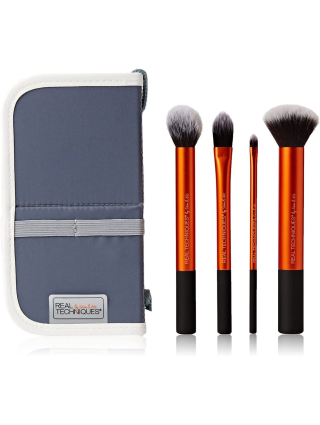 real techniques base set pinceaux maquillage fond de teint blush contouring bronzer