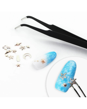 pince-a-strass-courbee onglerie motifs strass vernis permanents matérils onglerie