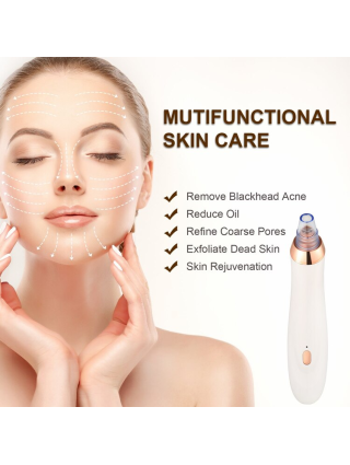 Aspirateur de Points Noirs et Sébum 4 en 1 - Soins de Visage
