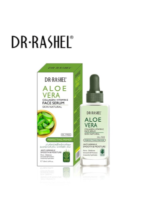 Dr Rashel Face Serum Aleo Vera - Collagène et Vitamine E - Anti Rides et Eclat