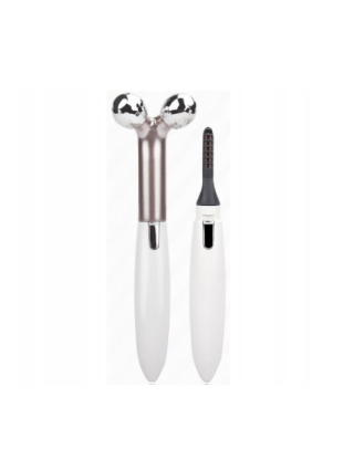 Recourbe Cils Chauffant + Massage Yeux - Anti Cernes Rides et Poches - avec piles