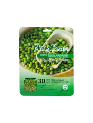 USHAS Masque Visage Beans Collagène Rides Hydratation Cernes Eclat