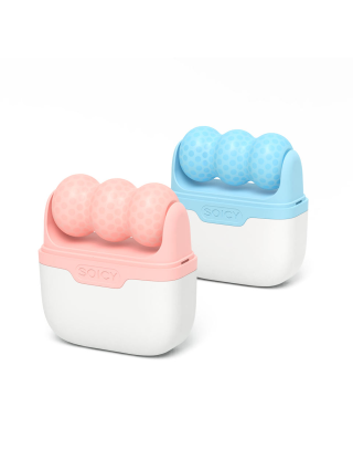 Ice Roller Outil Massage Double Voies - Soins Visage Anti Rides
