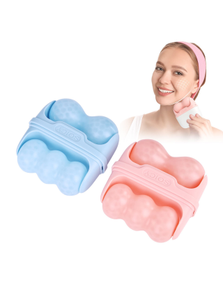 Ice Roller Outil Massage Double Voies - Soins Visage Anti Rides