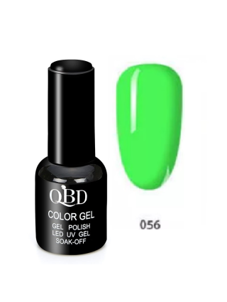 QBD Vernis Permanent Vert Neon UV LED pour Soins Ongles Gel Nail Art