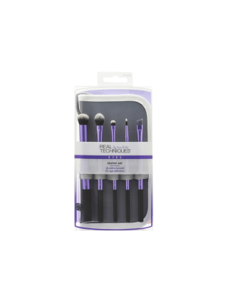 Real Techniques - Eyes Starter Set - Pinceaux Maquillage Yeux Fard à Paupières et Sourcils