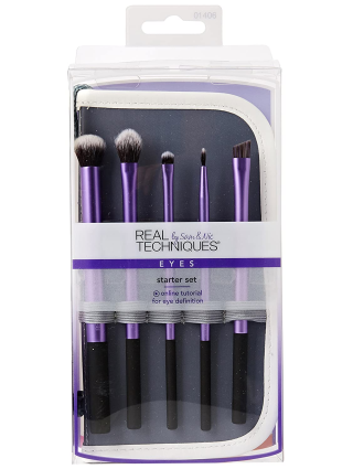 Real Techniques - Eyes Starter Set - Pinceaux Maquillage Yeux Fard à Paupières et Sourcils