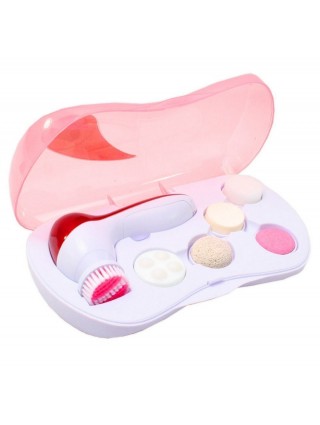 appareil de gommage nettoyage avec brosse ou éponge, gommage exfoliant, nettoyage de maquillage, râpe pieds et massage