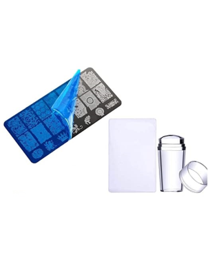 Kit d'Estampage : Tampon French Silicone + Plaque d'Estampage