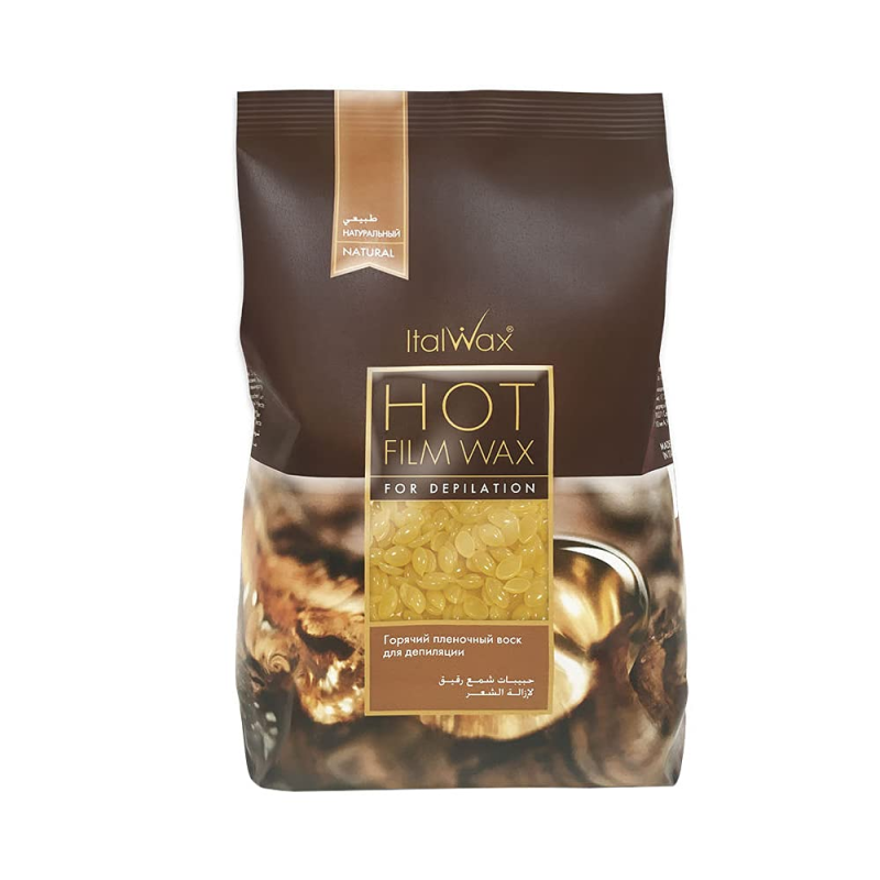 Italwax Hot Film Wax Natural - Cire Epilation Visage et Corps - 1kg