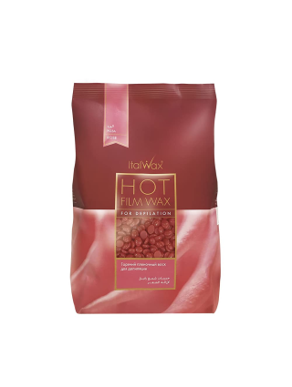 Italwax Hot Film Wax Rose - Cire Epilation Visage et Corps