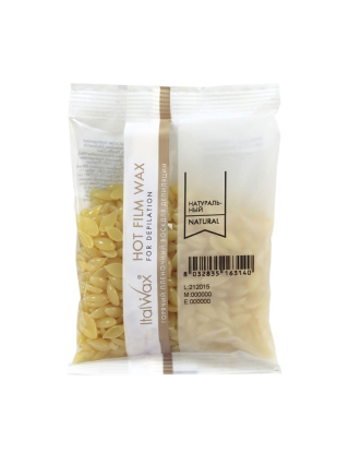 Italwax Hot Film Wax Natural - Cire Epilation Visage et Corps - 100g