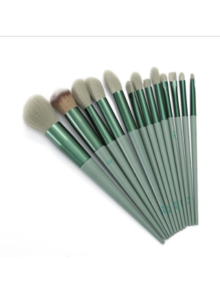 Sarah Beauty 13 Pinceaux de Maquillage Teint Yeux Lèvres avec Sacoche