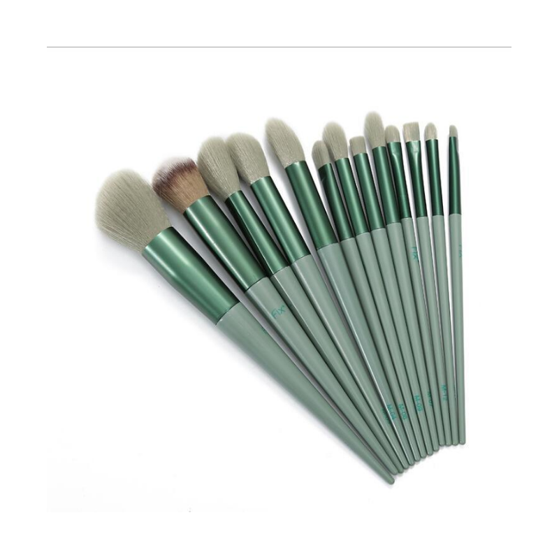 Sarah Beauty 13 Pinceaux de Maquillage Teint Yeux Lèvres avec Sacoche