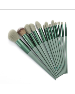 Sarah Beauty 13 Pinceaux de Maquillage Teint Yeux Lèvres avec Sacoche