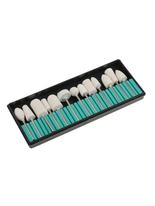 12 Embouts En Laine pour Ponceuse à Ongles