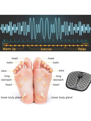 Tapis de Massage Electrique EMS - Masseur Pieds - Douleurs Musculaires