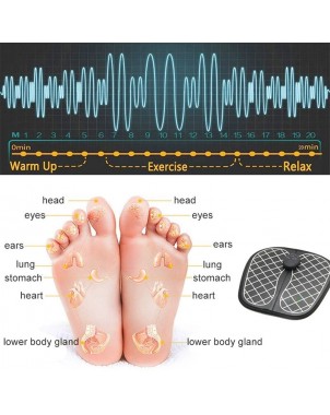 Tapis de Massage Electrique EMS - Masseur Pieds - Douleurs Musculaires