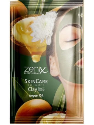 Zenix - Masque à l'Argile - Huile d'Argan - Hydratant Nourrissant