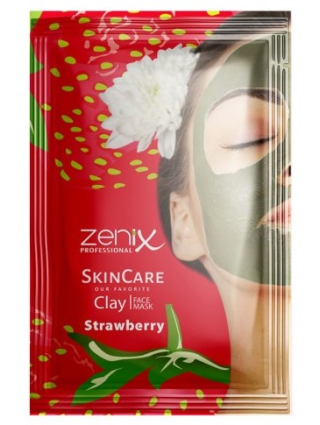 Zenix - Masque à l'Argile - Fraise - Eclaircissant Unifiant