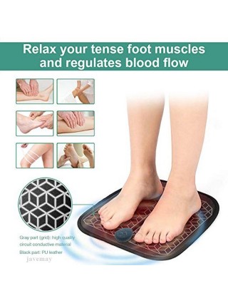 Tapis de Massage Electrique EMS - Masseur Pieds - Douleurs Musculaires