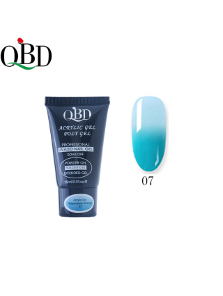 Temperature Gel Acrylique - Polygel QBD 15ml ° 07
