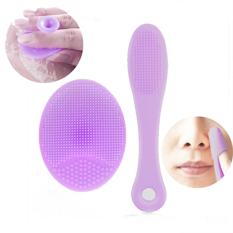 Brosses Nettoyantes Manuelles en Silicone - 2 en 1