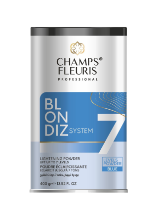 Champs Fleuris - Poudre Décolorante 7 Tons - Bleu 400g