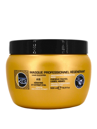 Masque Régénérant 500ml - Kératine Extrait D'Ail - KeraGold