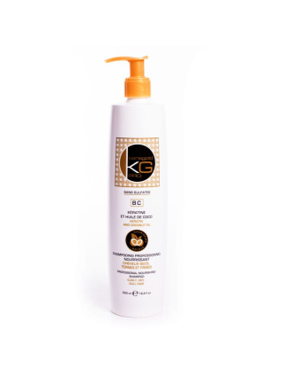 Shampoing Régénérant 500ml - Kératine et Huile de Coco - KeraGold
