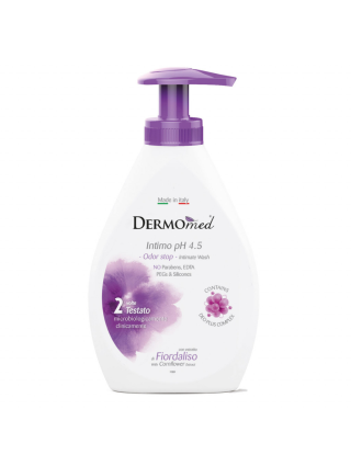 Dermomed Gel Intime Fleur de Lys Hygiène Douce Zone Sensible 250ml