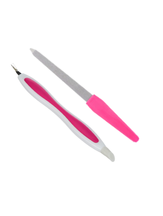 Lime + Pousse Cuticules + Coupe Cuticules - Outil Soins Onglerie et Cuticules