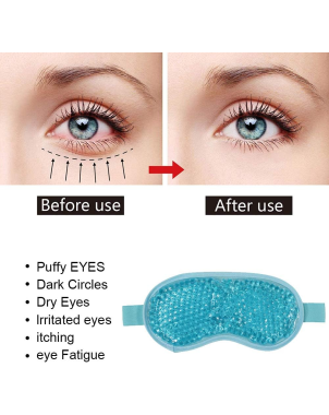 Masque Froid Yeux - Anti Cernes - Anti Poches - Anti Gonflement - Soins Visage