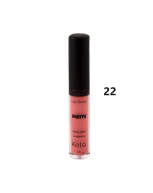 Kolsi Lip Gloss Matte Gloss 22