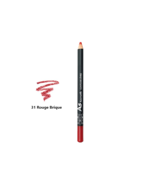 AS Kozmetik - Crayon à Lèvres N°31 Rouge Brique - Maquillage Lèvres
