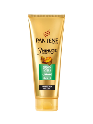 Pantene Conditionner Masque Smooth & Silkey xxxml - Cheveux Secs Frisés
