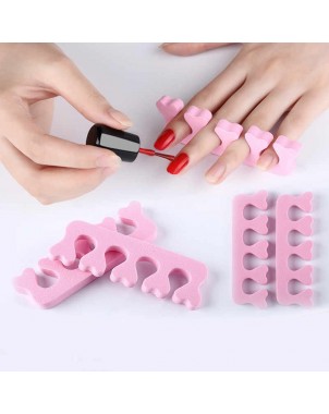 Séparateur d'Orteil Séparateur Doigts Éponge Mousse Flexible Nail Art