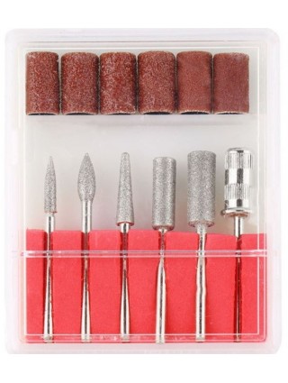 Embouts ou Mèches en Fer pour Ponceuse à Ongles Polissage Cuticules