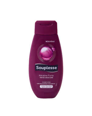 Souplesse Shampoing Kératine 350ml - Cheveux Faibles et Fins