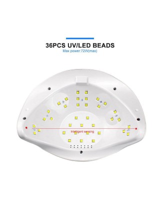 Sèche ongle SUN X PLUS-UV-LED-72w-deux-mains -onglerie-nail-art-vernis-permanant-gel
