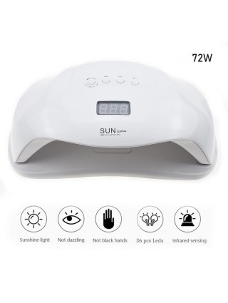 Sèche ongle SUN X PLUS-UV-LED-72w-deux-mains -onglerie-nail-art-vernis-permanant-gel