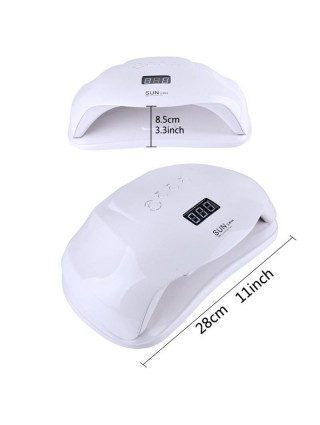 Sèche ongle SUN X PLUS-UV-LED-72w-deux-mains -onglerie-nail-art-vernis-permanant-gel