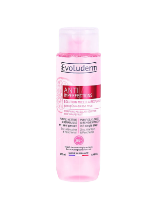 Evoluderm Solution Micellaire Pamplemousse Rose 250ml