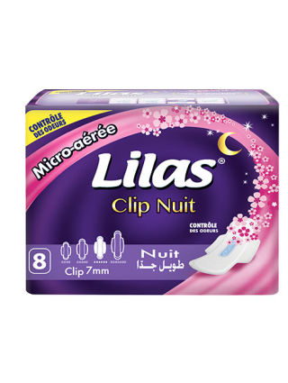 Lilas Clip Nuit Contôle des...