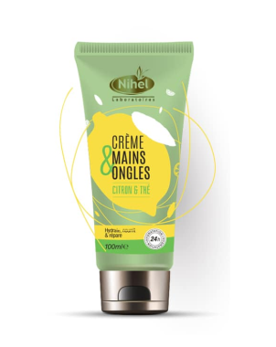 Nihel Crème Mains et Ongles 100ml Citron & Thé