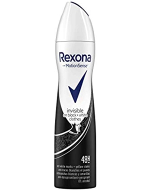 Rexona Déodorant Invisible Black & White 48h 200ml