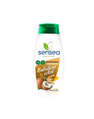 Shampoing Cheveux Secs 380ml - Noix de Coco Protéine de Blé - Sensea
