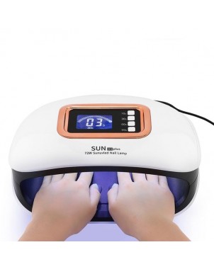 Sèche ongle SUN H4 plus 72 WATT onglerie UV LED MATERIEL ONGLERIE nail art